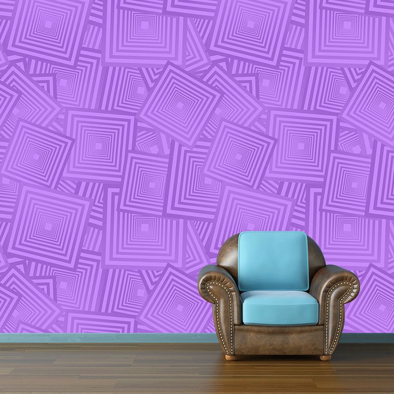 Washable Stain Resistant Mural Wallpaper Geometry Indoor Wall Mural