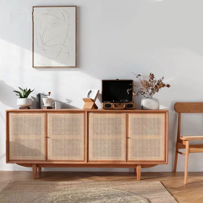 Home Storage Sideboard Modern Wooden Sideboard Cabinet with Doors