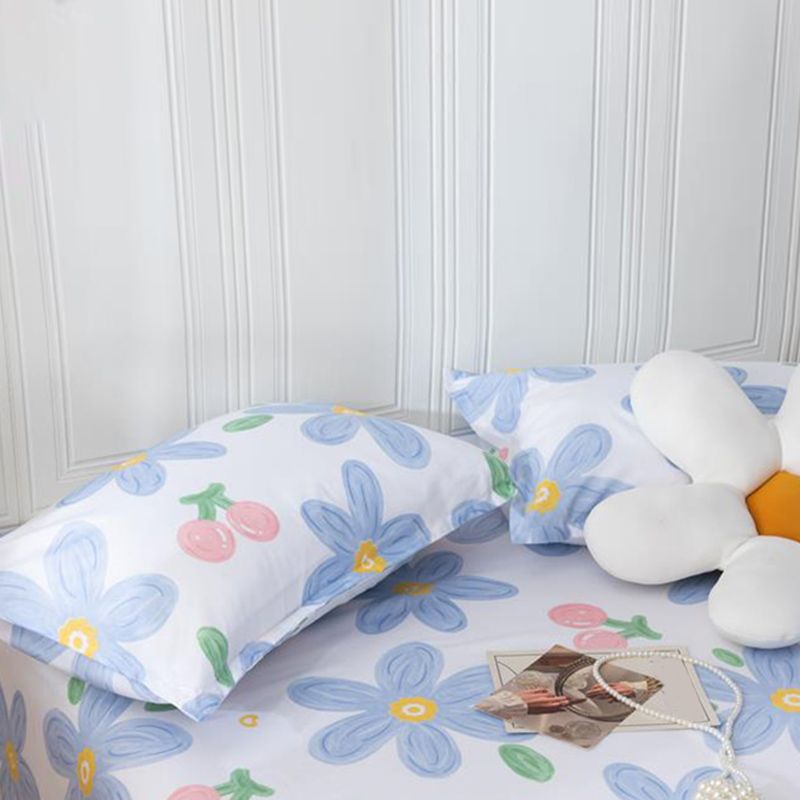 Breathable Printed Bed Sheet Twill Polyester Fade Resistant Sheet