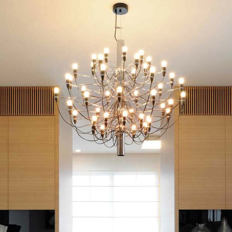 Style moderne suspendu en métal Spoutnik Pendant Light pour le salon