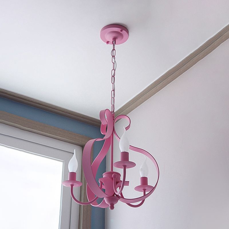 Lumières de lustre uniques traditionnelles Metal 3 Light suspension suspension