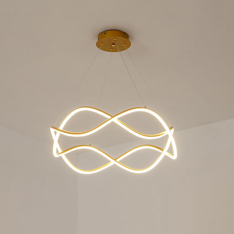 Araña colgante de metal estilo moderno 1 lámpara de lámpara de luz iluminación