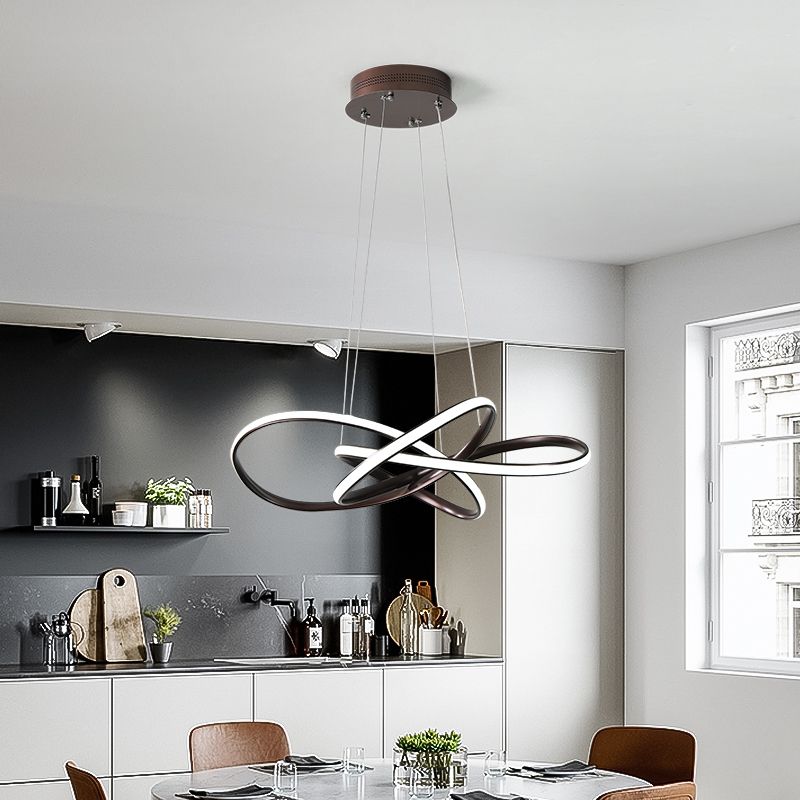 Cycle Shade lampadario Light Light Metal Modern 1 Funzione illuminazione lampadario leggero