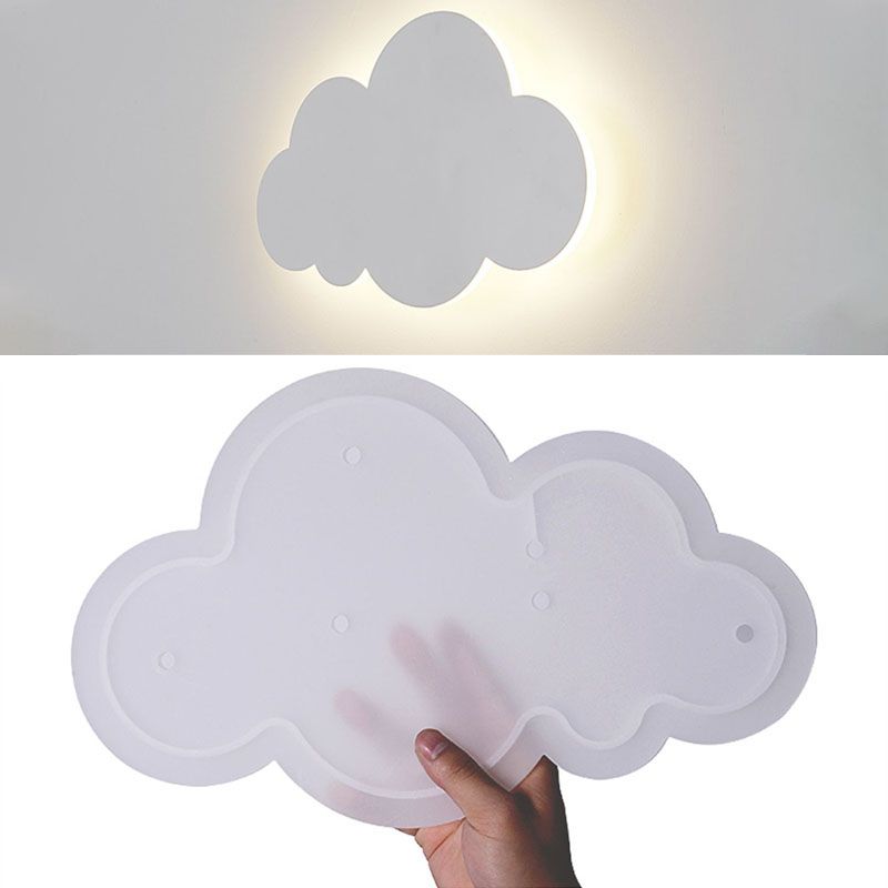 Bambini nuvol ombra a parete montata in ferro battuto con le luci delle pareti per la stanza dei bambini