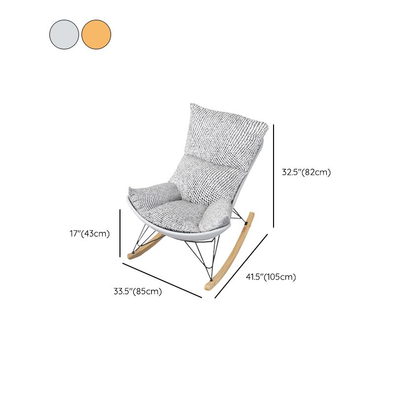Luxury Living Room Leisure Rocking Chair Sofa Lounge Chaise Chair