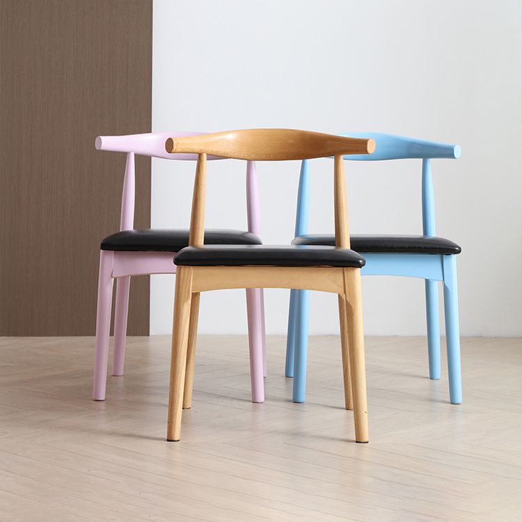 Modern Style Chair Wood Open Back Dining Room Chair for Dining Room