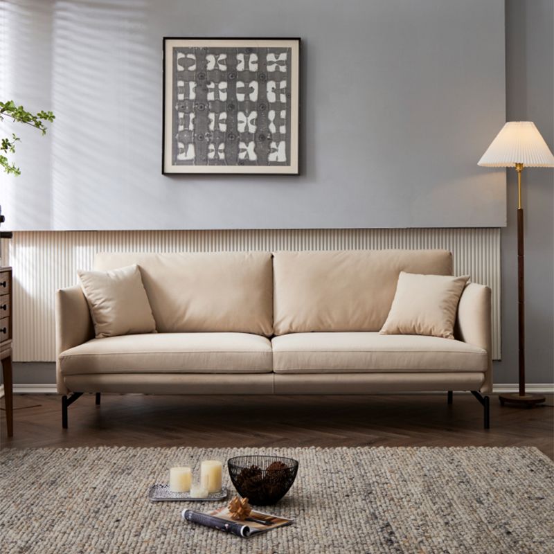 Stationary 2-seater Living Room Tuxedo Arm Standard Cushions Settee