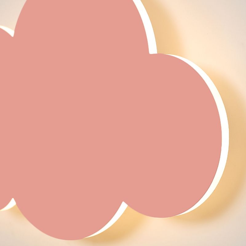 Moderne Stil Leuchte Wolkenform Metall 1-Licht-Wandhalterung Licht