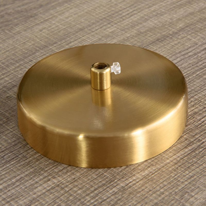 Modern Luxury Single Pendant Light Electroplate Iron Hanging Lamp for Dining Room