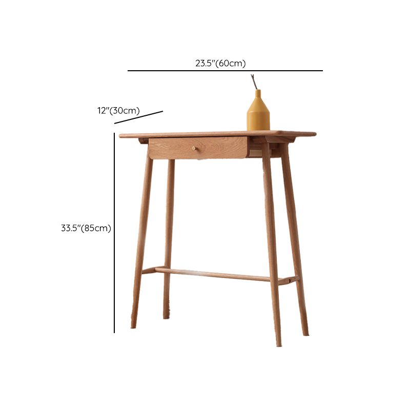 Modern Pub Height Dining Table Natural Oak Counter Height Table
