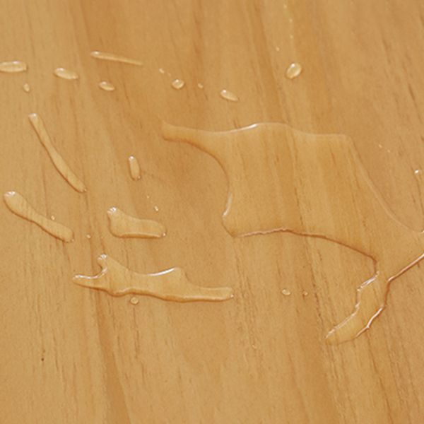 Solid Wood Top Dining Table Modern Simple Table with 4 Legs for Living Room