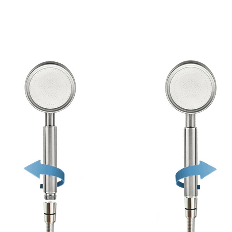 Round Hand Shower Water Efficient Stainless Steel Showerhead