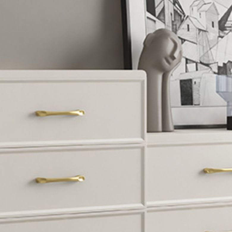 Contemporary Glam Storage Chest Birch Vertical Storage Chest Dresser for Bedroom