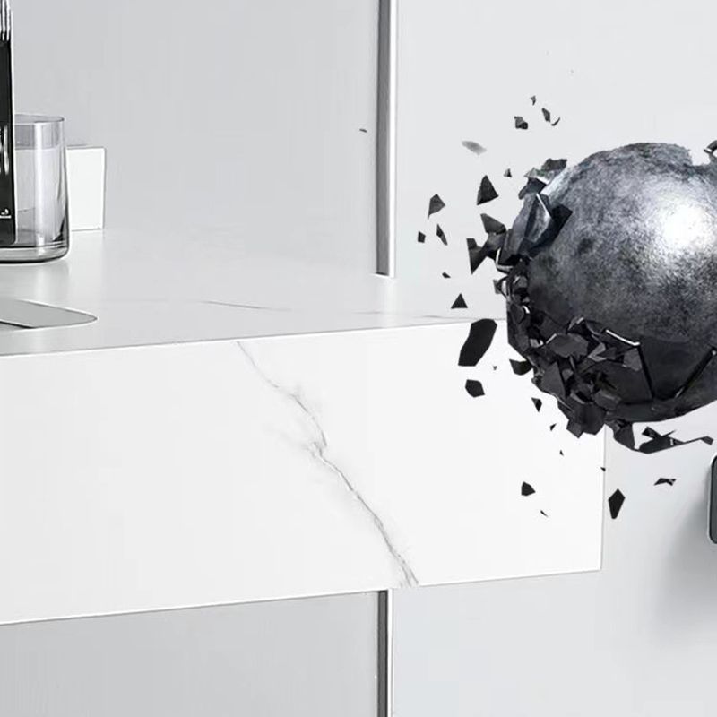 Stone Bathroom Vanity Modern Space Saver Vanity for Bathroom