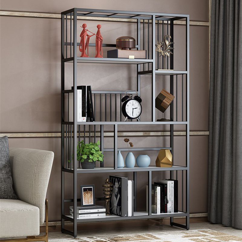 Etagere Bookshelf Modern Metel Bookshelf for Living Room 70.9" H X 11.8" W