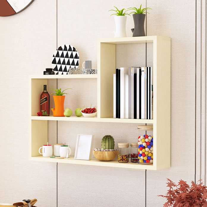 23.6' ' H Scandinavian Floating Shelf Manufactured Wood Bookcase