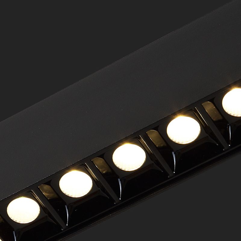 Nordic Island Light Modern LED Long Strip Chandelier Lamp Fixture for Dining Room