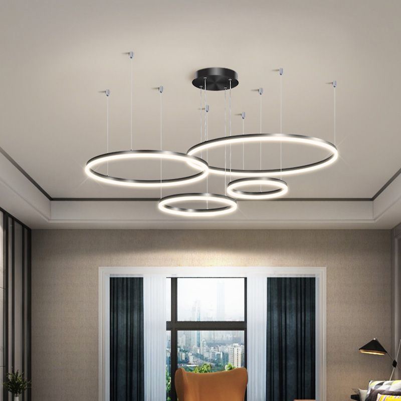 Zeitgenössische mehrschichtige verstellbare Anhängerbeleuchtung für den Lebensraum im Wohnzimmer