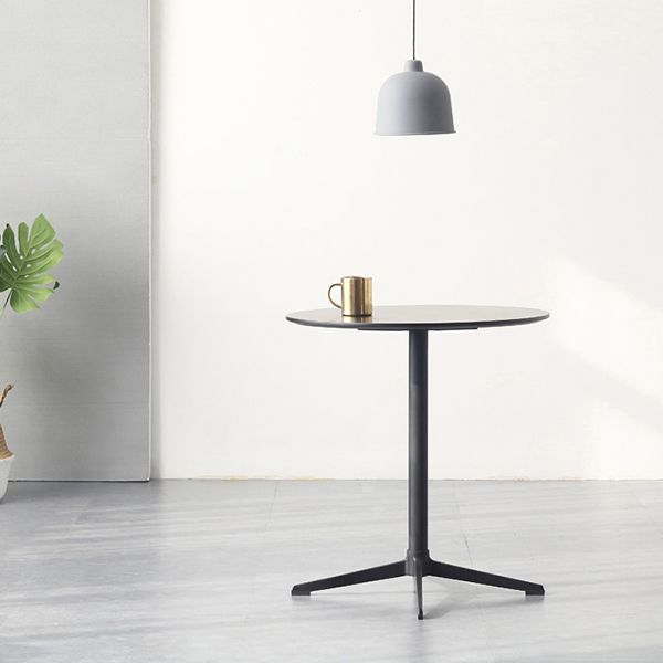 Metaal traditionele luxe ronde eettafel vervaardigd houten binnen tafel voor keuken