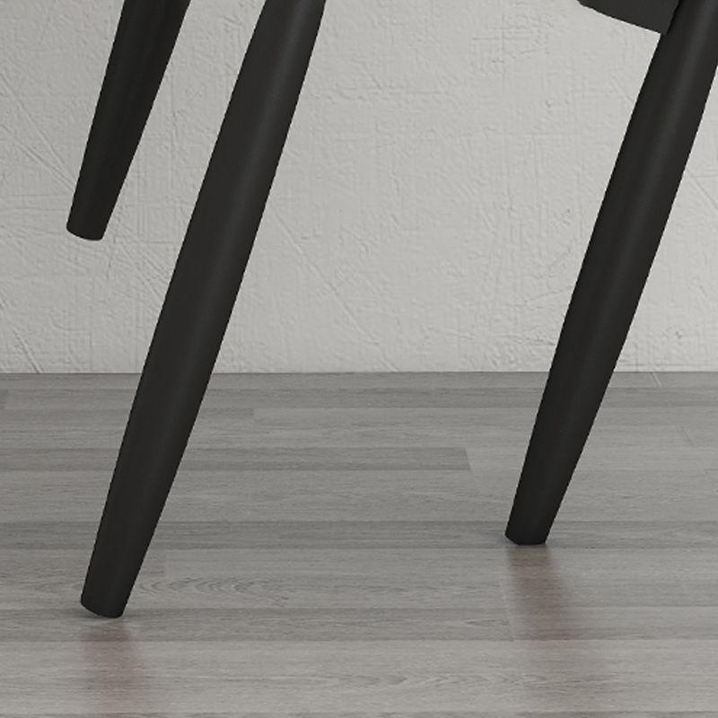 El metal de la cocina del estilo moderno que cena las sillas abre la parte posterior que cena las sillas laterales del brazo