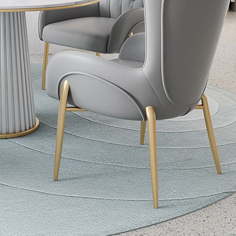 El comedor del metal de Glam preside el sillón tapizado para el uso del restaurante