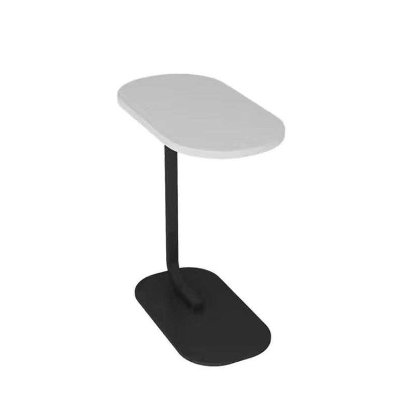 Oval Minimalist Side End Table Modern C Sofa Corner Table for Living Room