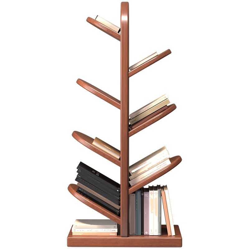 Nordic Style Open Back Bookshelf Wooden Bookcase for Study Room