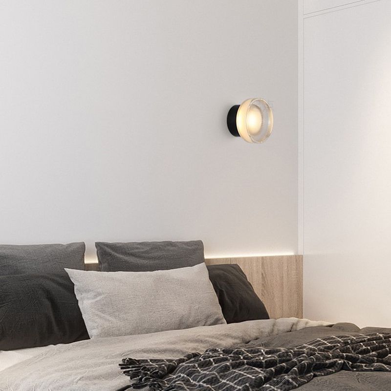 Simple Shape Wall Light Fixture Modern Glass Wall Light Fixtures for Wash Room