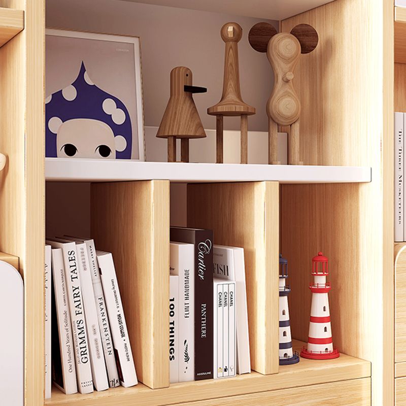 Modern & Contemporary Bookcase Closed Back Bookshelf for Study Room