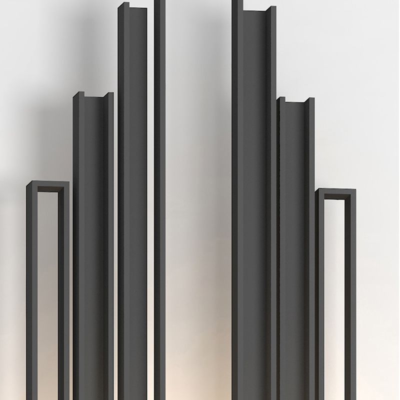 Stile moderno Apparecchi per illuminazione a parete a 1 luce lampada montata a parete in metallo geometrico