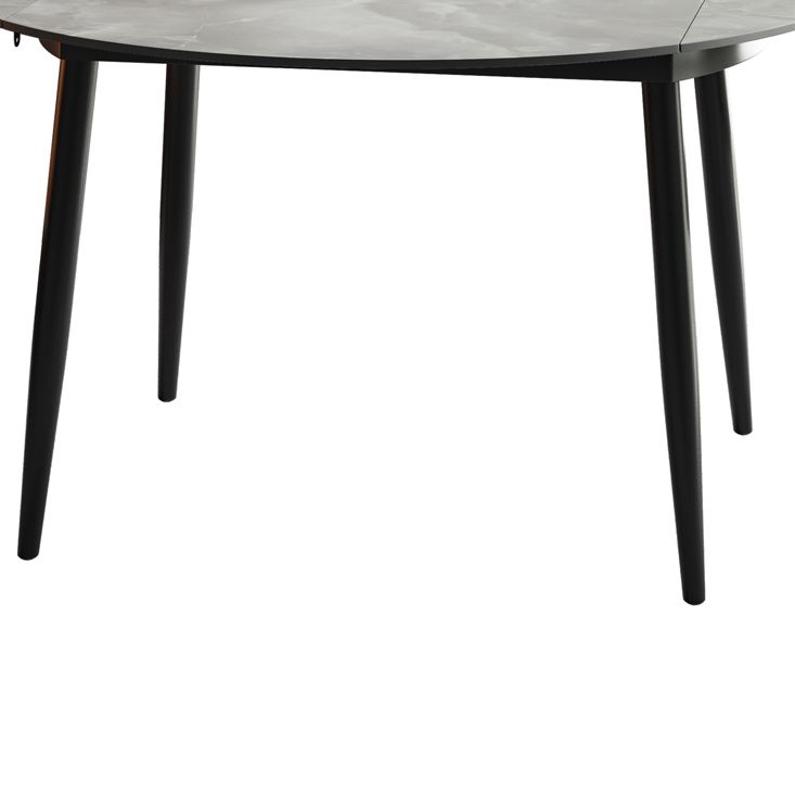 Modern 1/3/4/5/7 Pieces Dining Sintered Stone Dining Table Set with Metal Legs for Home