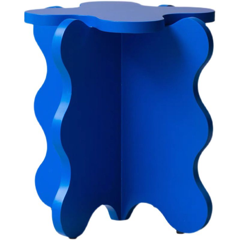 Nordic Wooden Abstract End Table Naturally Shaped Side Table