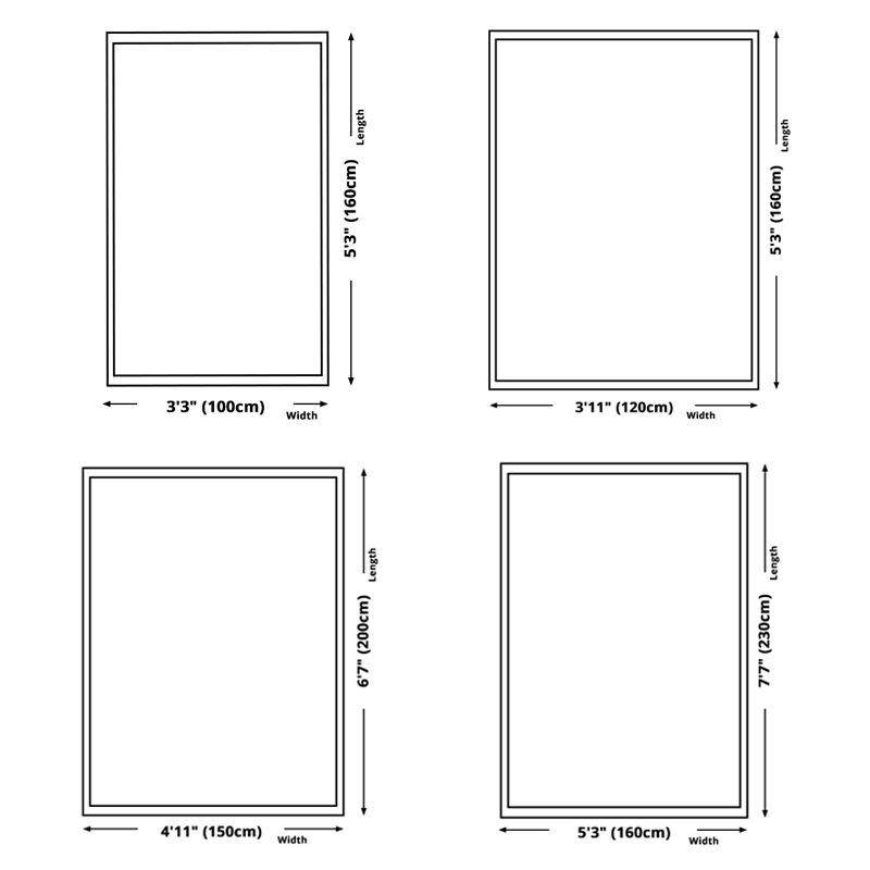 Distinctive Tiger Pattern Rug Trendy Modern Carpet Polyester Friendly Washable Rug for Home Decor