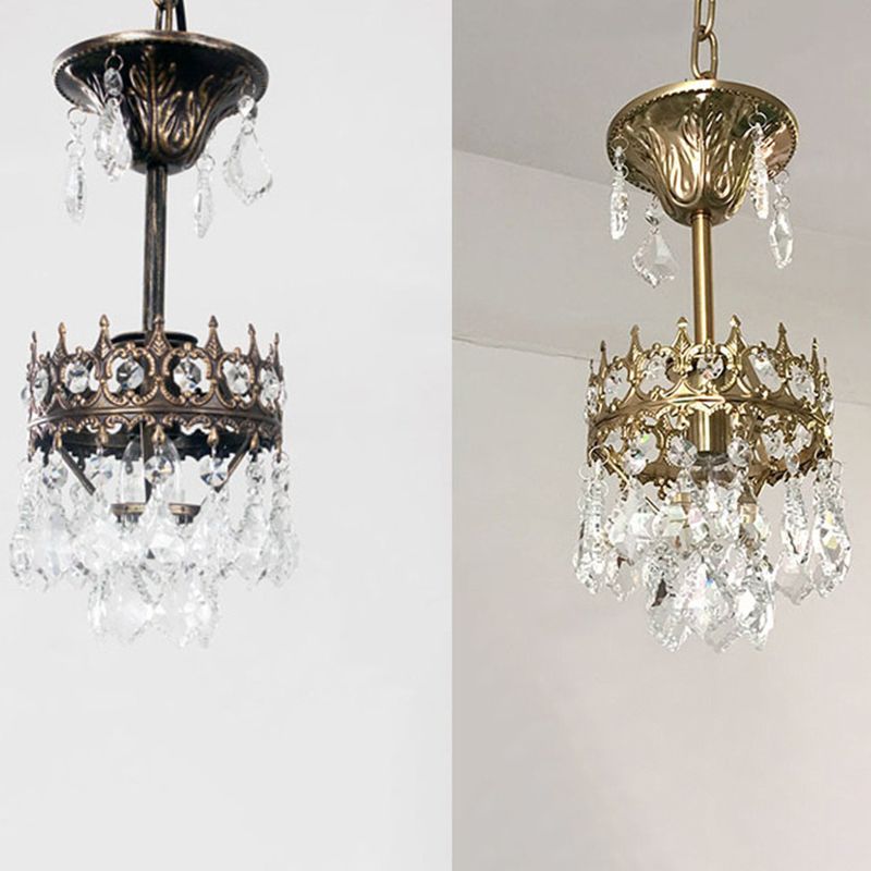 Iluminación montada en la pared de 1 luces de estilo moderno de brazo curvo de cristal lámpara de luz en latón