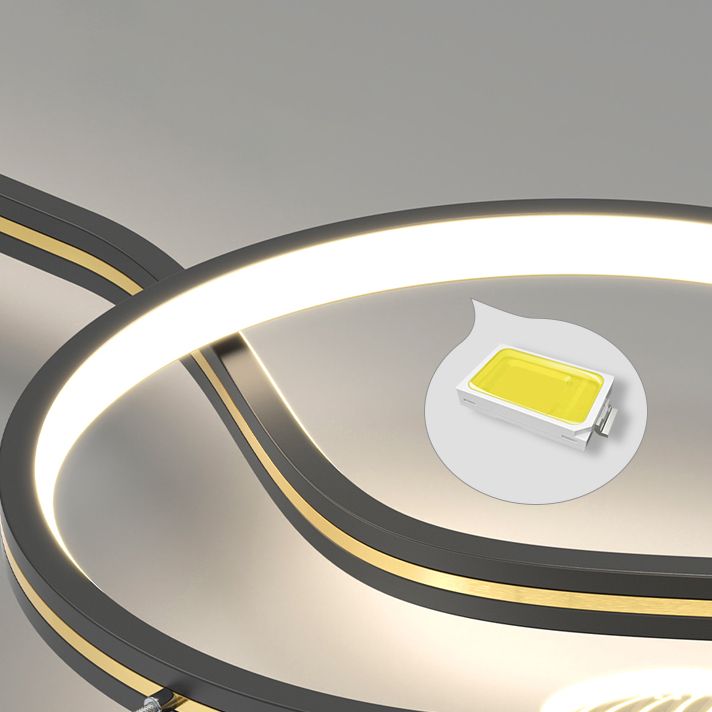 4-Light Geometric Island Lighting Fixtures Contemporary Metal Island Lighting Ideas