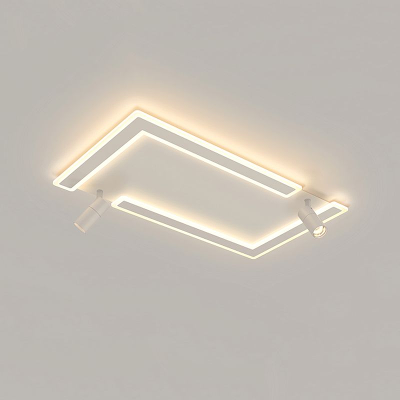 Plafonniers Simplicity avec spots LED Plafonnier encastré