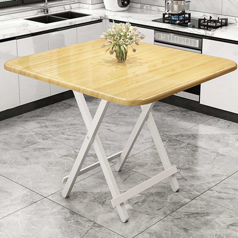 MDF Moderner Square Esszimmertisch Mattes Finish Sockel für Zuhause