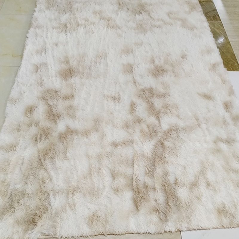 Modern Tie Dye Printed Carpet Polyester Shag Area Rug Stain Resistant Indoor Carpet for Living Room