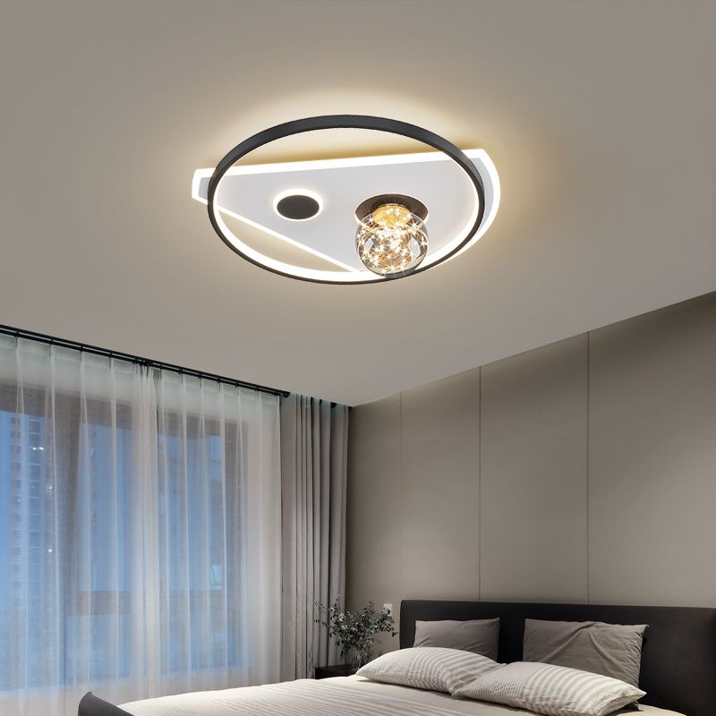 Gypsophila Moderna Illuminazione da Soffitto a Incasso Plafoniere a LED in Metallo con Montaggio a Incasso