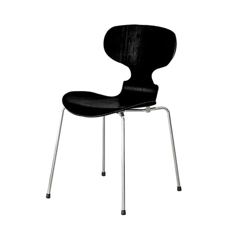 Stackable Armless Dining Chairs Contemporary Low Back Dining Side Chair