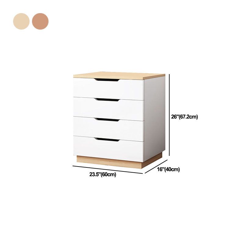 16" D Modern Wooden Lingerie Chest Bedroom Vertical Storage Chest Dresser with Drawers