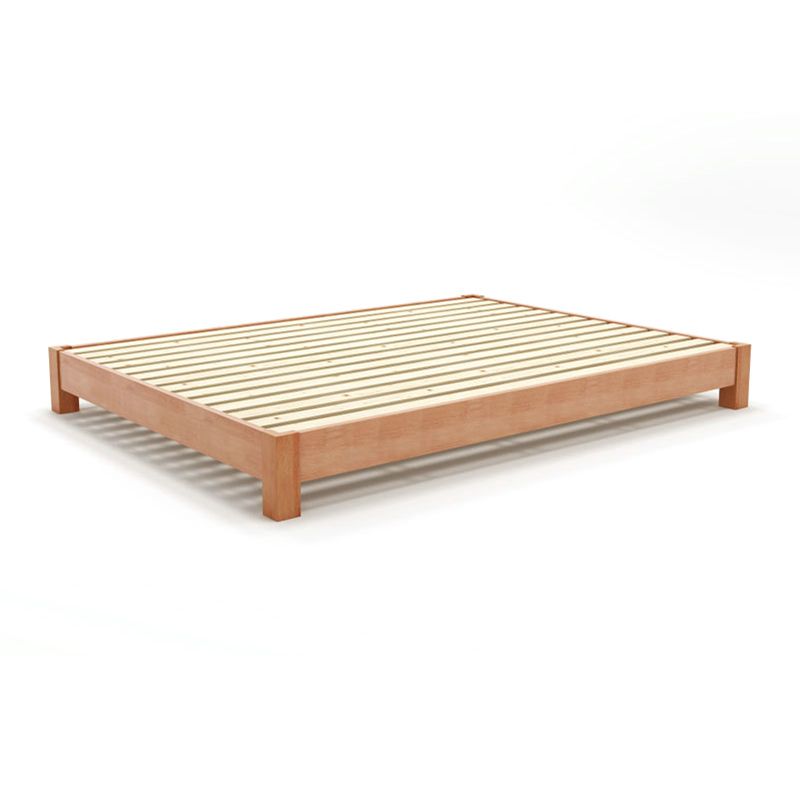 Contemporary Rubberwood With Custom Gold Legs Solid Color Standard Bed