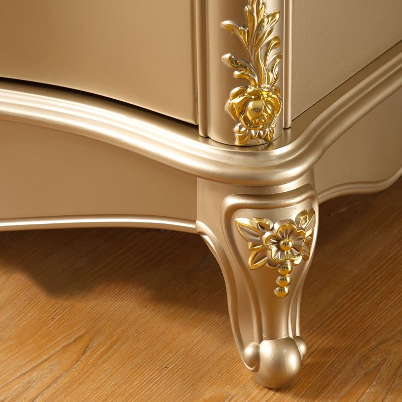 French Country Wardrobe Armoire with Drawer Wooden Wardrobe Cabinet