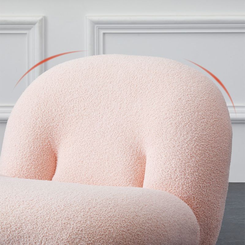 Wool Armless Chair 31.49" L x 27.55" W x 26.77" H Armless Chair for Living Room