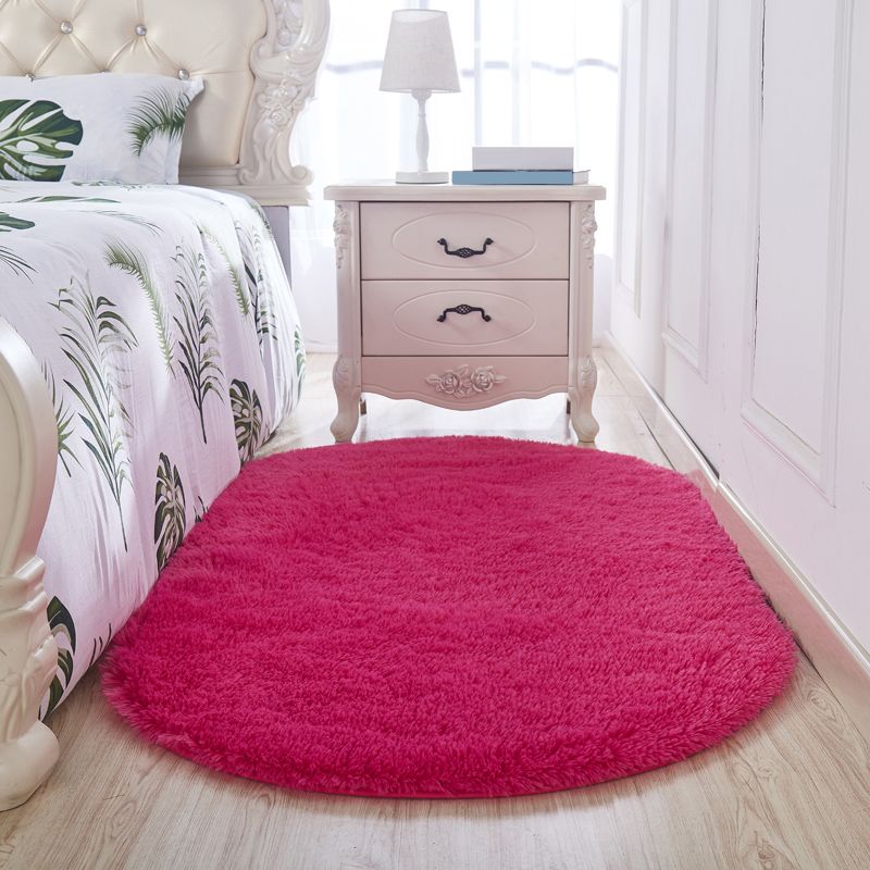 Tendy Shag Area Tapis Simplicity Plain Intérieur tapis intérieur Polyester Anti-Slip Backing Tapis pour décoration intérieure