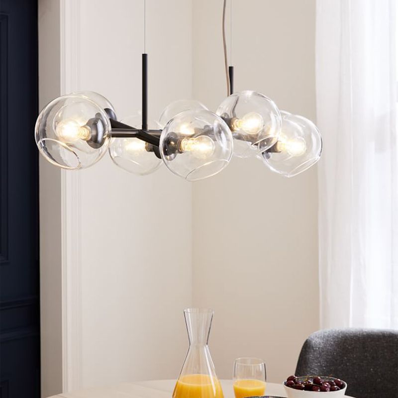 Modern Style Bubble Island Chandelier Lights 8 Lights Pendant Light Fixtures
