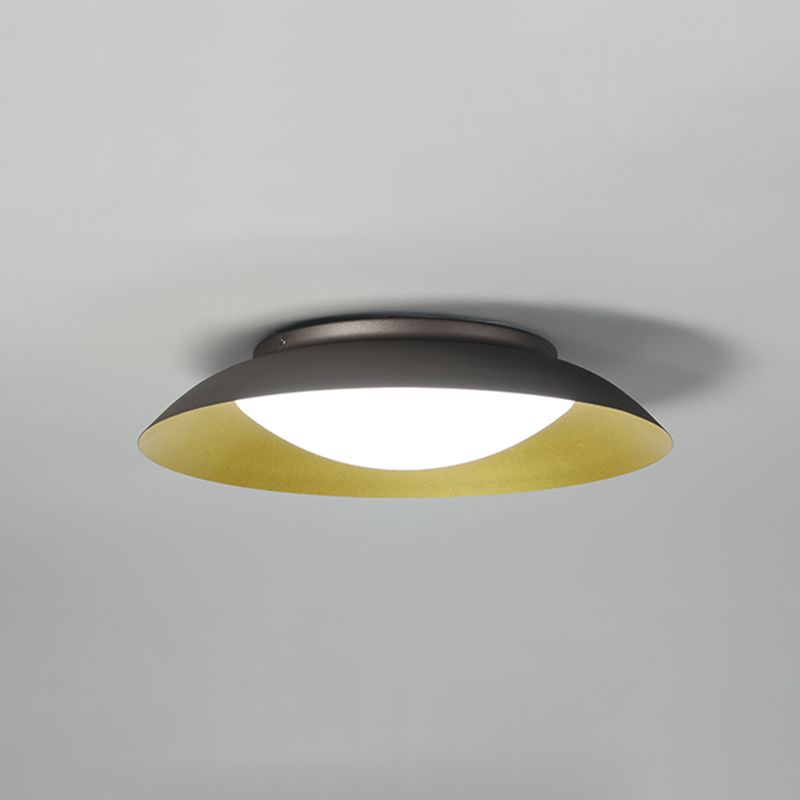 Modernism Ceiling Light Gray/Coffee Flush Mount Lighting for Hallway