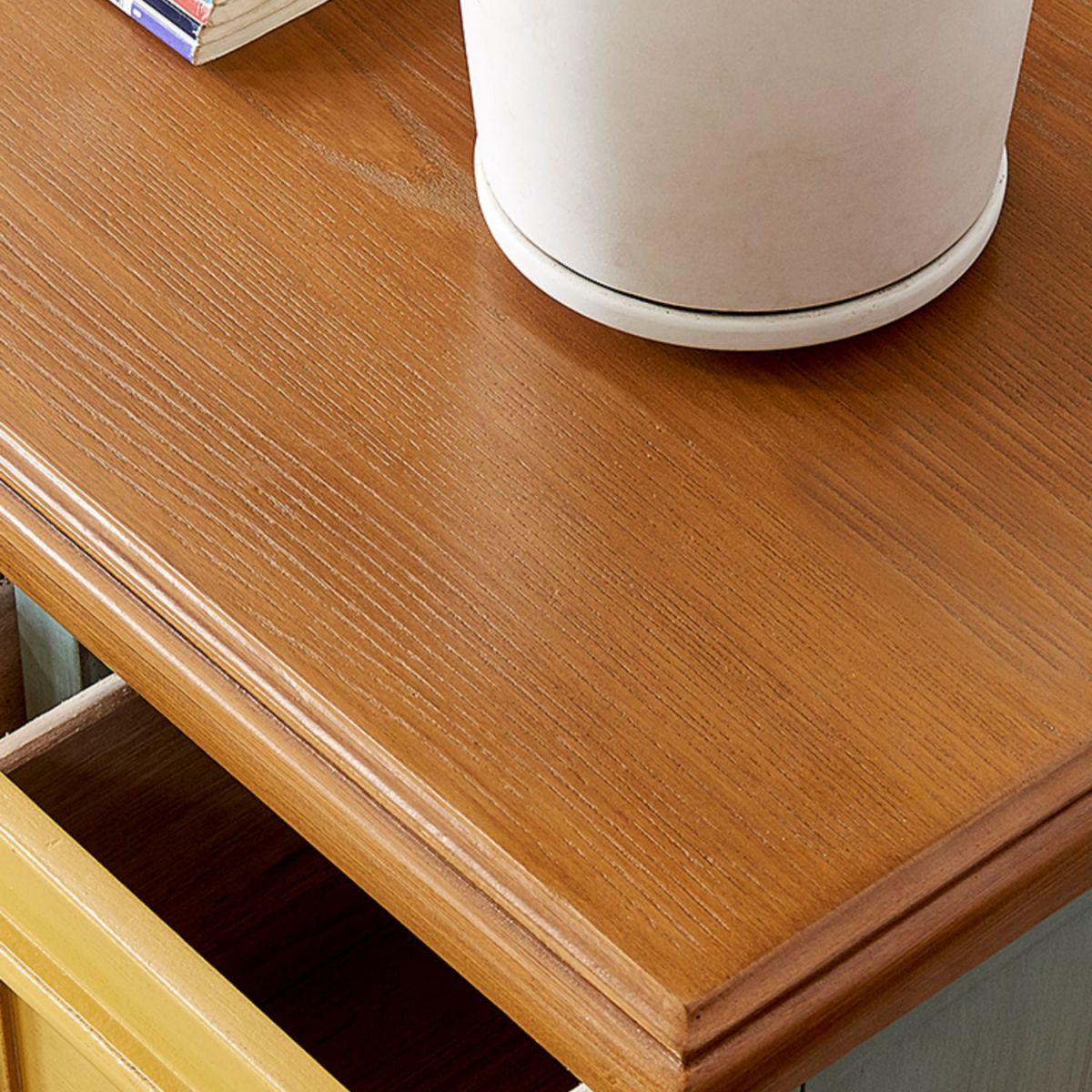 Artificial Wood Storage Chest Vintage Storage Chest Dresser with Drawers