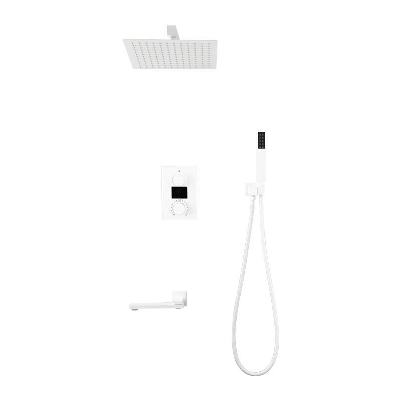 Modern Shower System Brass Adjustable Shower Head Shower Combo