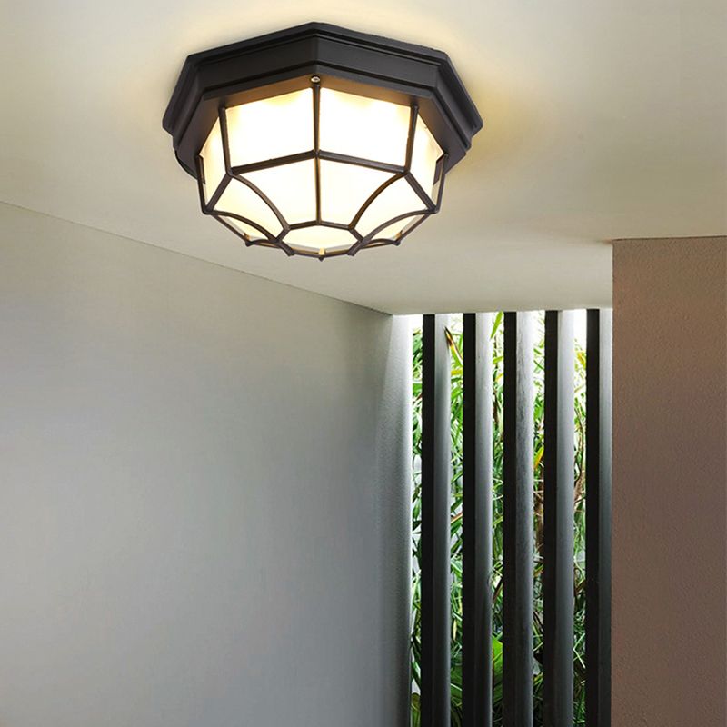 Plafonnier étanche de Style traditionnel, luminaire de plafond étanche pour balcon et cour